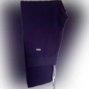 Figs Scrubs Pants: small, purple